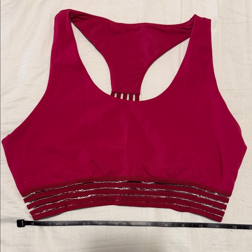 Glyder Deep Red Sports Bra